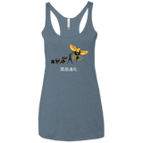 T-Shirts Indigo / X-Small Phoenix Evolution Women's Triblend Racerback Tank