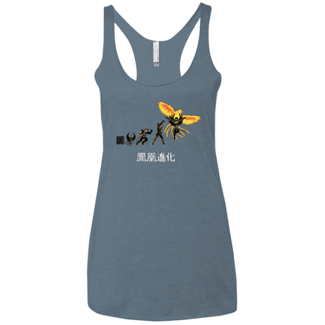 T-Shirts Indigo / X-Small Phoenix Evolution Women's Triblend Racerback Tank