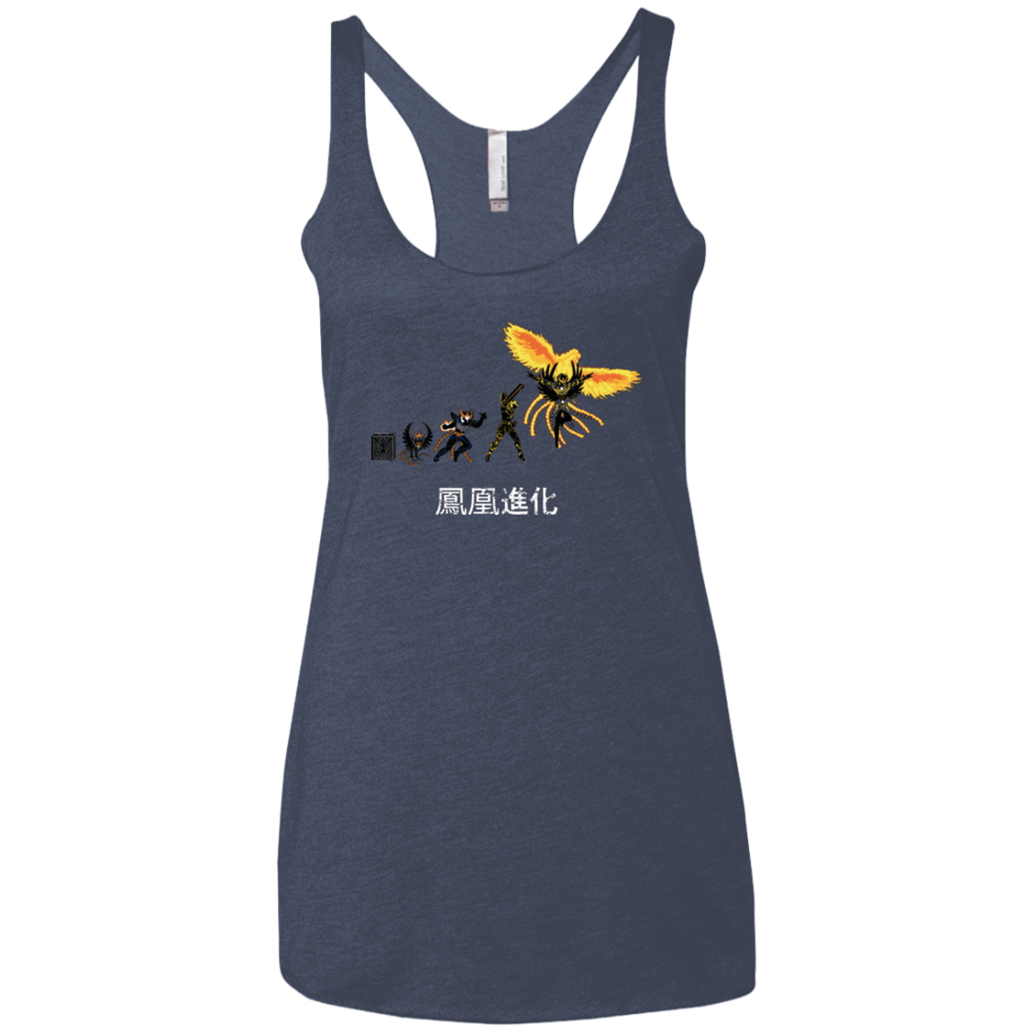 T-Shirts Vintage Navy / X-Small Phoenix Evolution Women's Triblend Racerback Tank