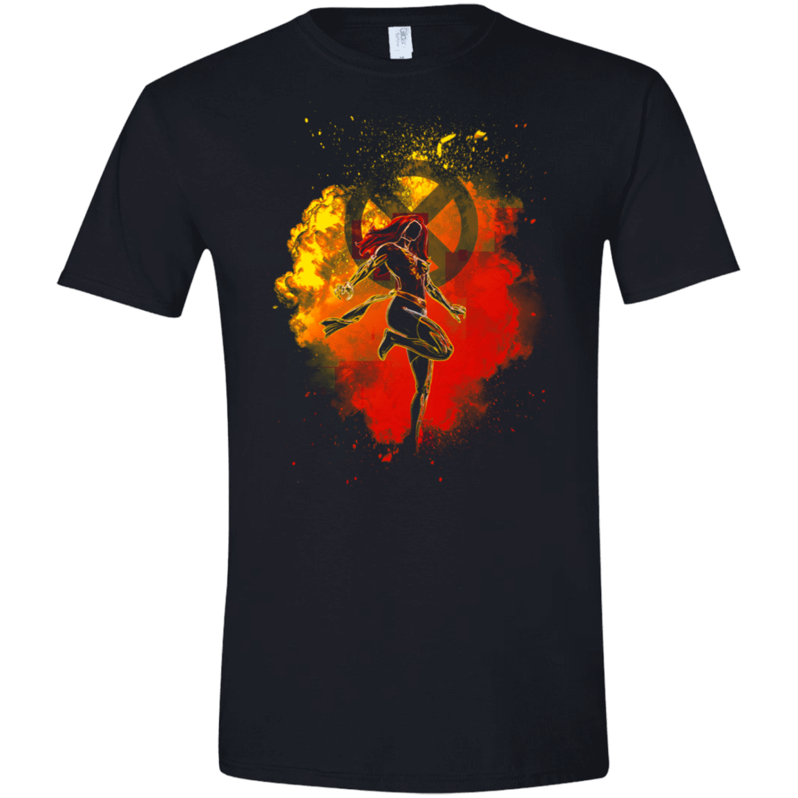 T-Shirts Black / X-Small Phoenix Soul Men's Semi-Fitted Softstyle