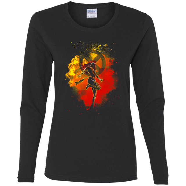 T-Shirts Black / S Phoenix Soul Women's Long Sleeve T-Shirt