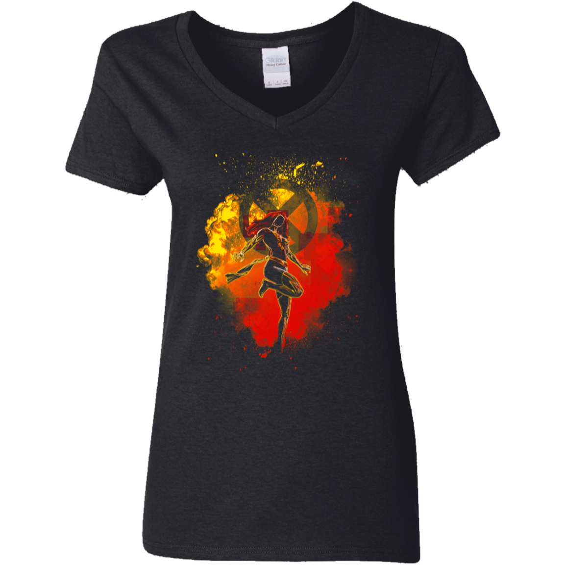T-Shirts Black / S Phoenix Soul Women's V-Neck T-Shirt