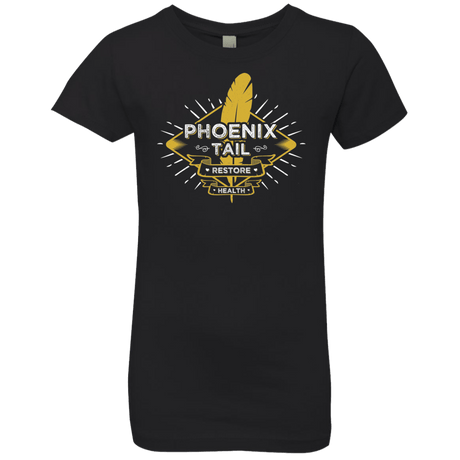 T-Shirts Black / YXS Phoenix Tail Girls Premium T-Shirt