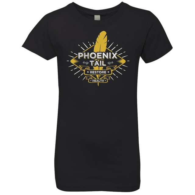 T-Shirts Black / YXS Phoenix Tail Girls Premium T-Shirt