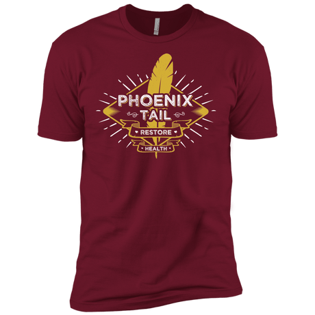 T-Shirts Cardinal / X-Small Phoenix Tail Men's Premium T-Shirt