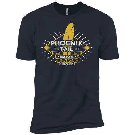 T-Shirts Indigo / X-Small Phoenix Tail Men's Premium T-Shirt