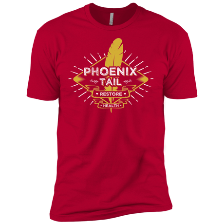 T-Shirts Red / X-Small Phoenix Tail Men's Premium T-Shirt