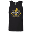 T-Shirts Black / Small Phoenix Tail Men's Premium Tank Top