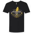 T-Shirts Black / X-Small Phoenix Tail Men's Premium V-Neck