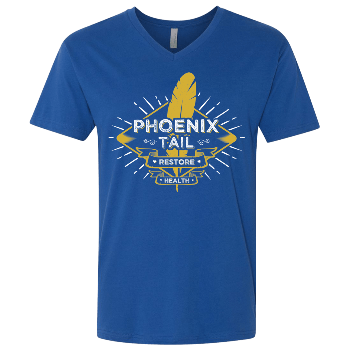 T-Shirts Royal / X-Small Phoenix Tail Men's Premium V-Neck