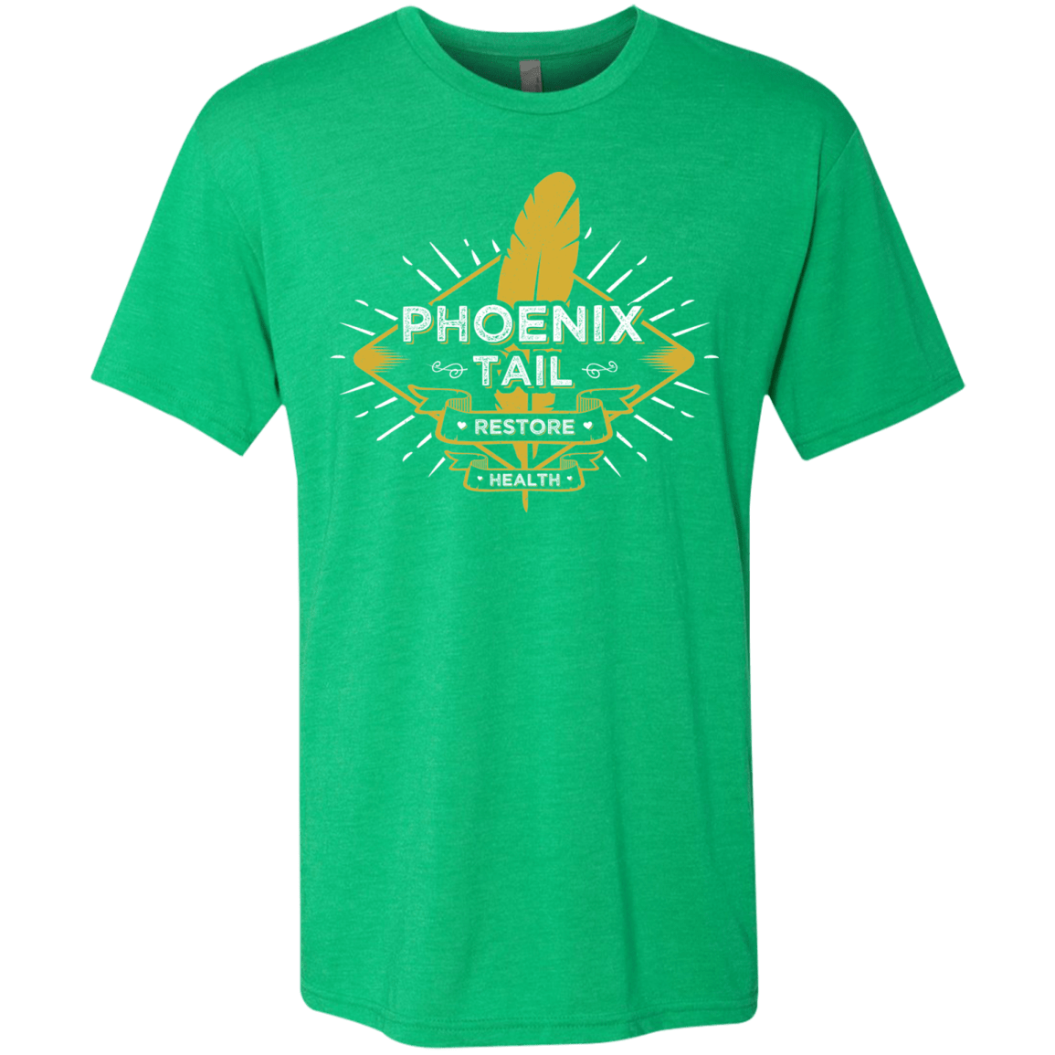 T-Shirts Envy / Small Phoenix Tail Men's Triblend T-Shirt