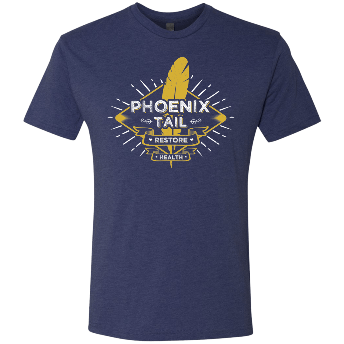 T-Shirts Vintage Navy / Small Phoenix Tail Men's Triblend T-Shirt