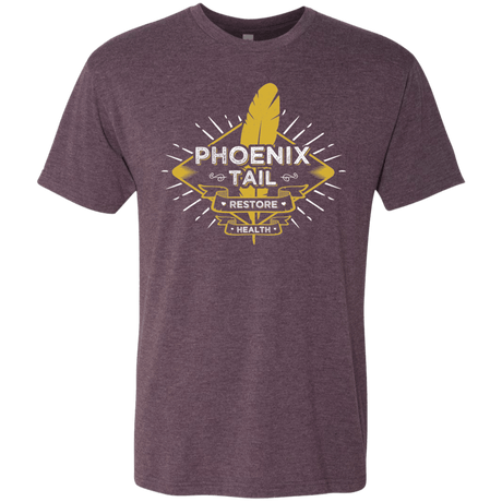 T-Shirts Vintage Purple / Small Phoenix Tail Men's Triblend T-Shirt