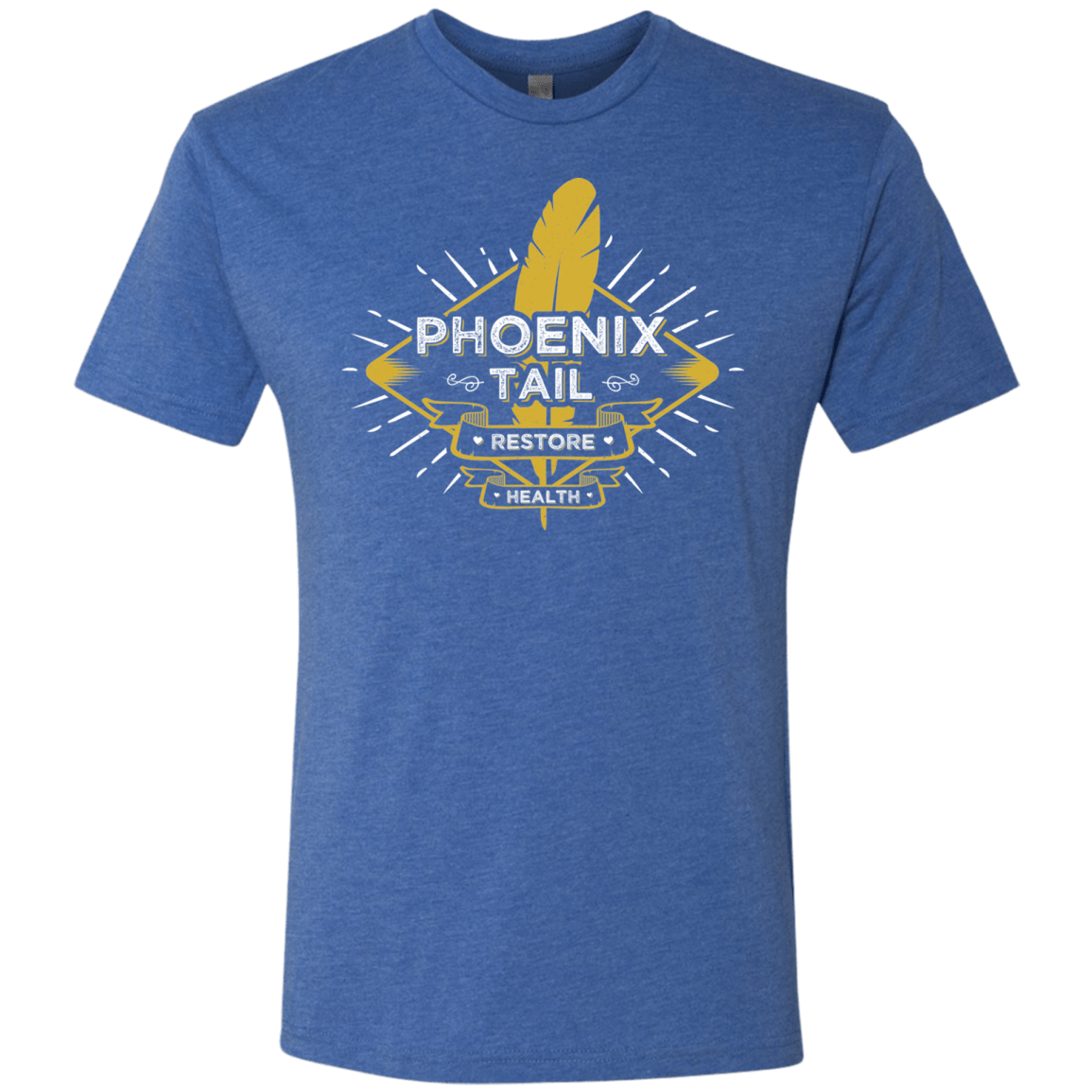 T-Shirts Vintage Royal / Small Phoenix Tail Men's Triblend T-Shirt