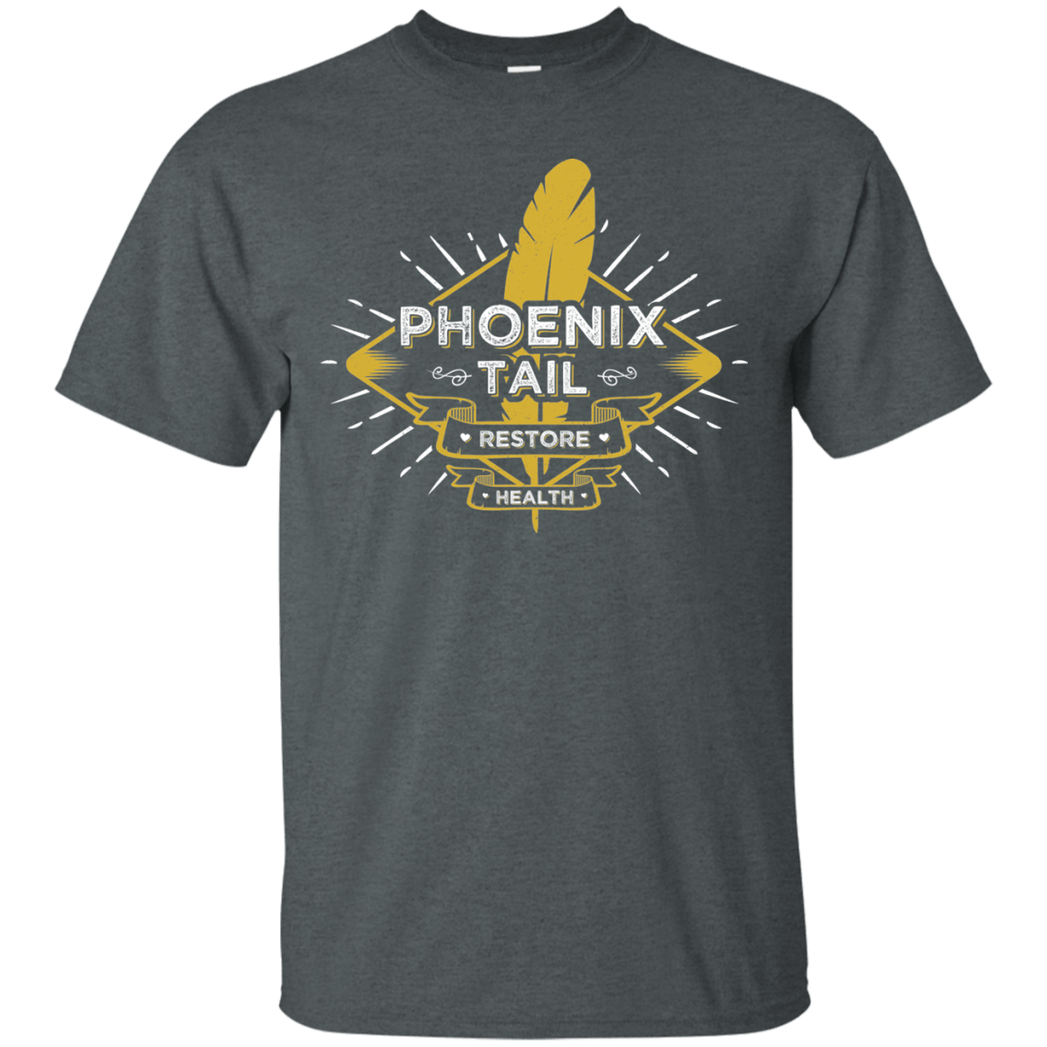 T-Shirts Dark Heather / Small Phoenix Tail T-Shirt