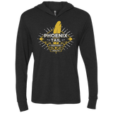 T-Shirts Vintage Black / X-Small Phoenix Tail Triblend Long Sleeve Hoodie Tee