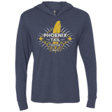 T-Shirts Vintage Navy / X-Small Phoenix Tail Triblend Long Sleeve Hoodie Tee