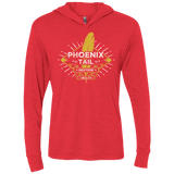 T-Shirts Vintage Red / X-Small Phoenix Tail Triblend Long Sleeve Hoodie Tee