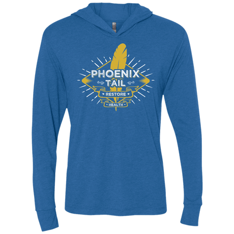 T-Shirts Vintage Royal / X-Small Phoenix Tail Triblend Long Sleeve Hoodie Tee