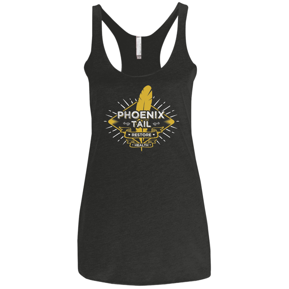 Phoenix Tail Women's Triblend Racerback Tank