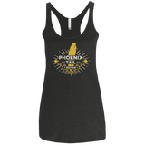 Phoenix Tail Women's Triblend Racerback Tank