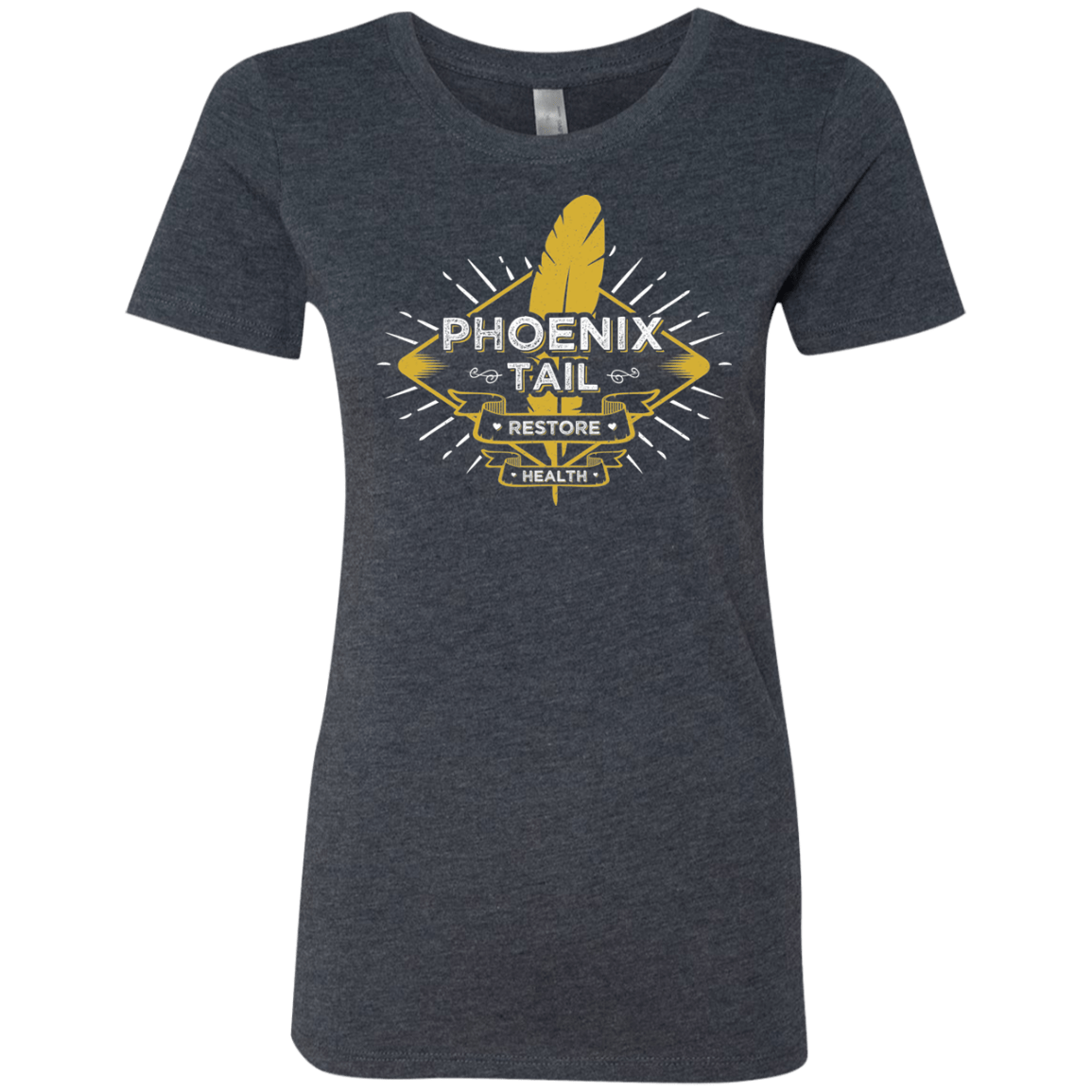 T-Shirts Vintage Navy / Small Phoenix Tail Women's Triblend T-Shirt