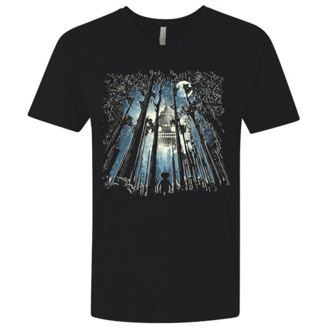 T-Shirts Black / X-Small Phone Home Men's Premium V-Neck