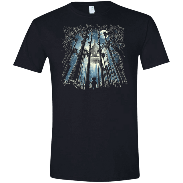 T-Shirts Black / X-Small Phone Home Men's Semi-Fitted Softstyle