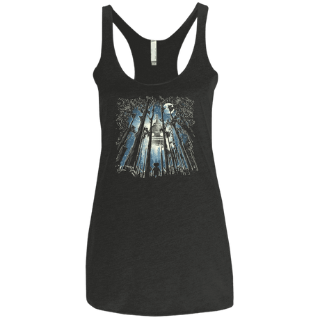 T-Shirts Vintage Black / X-Small Phone Home Women's Triblend Racerback Tank