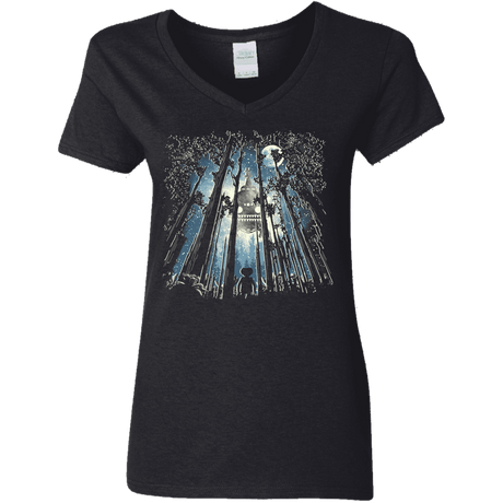 T-Shirts Black / S Phone Home Women's V-Neck T-Shirt