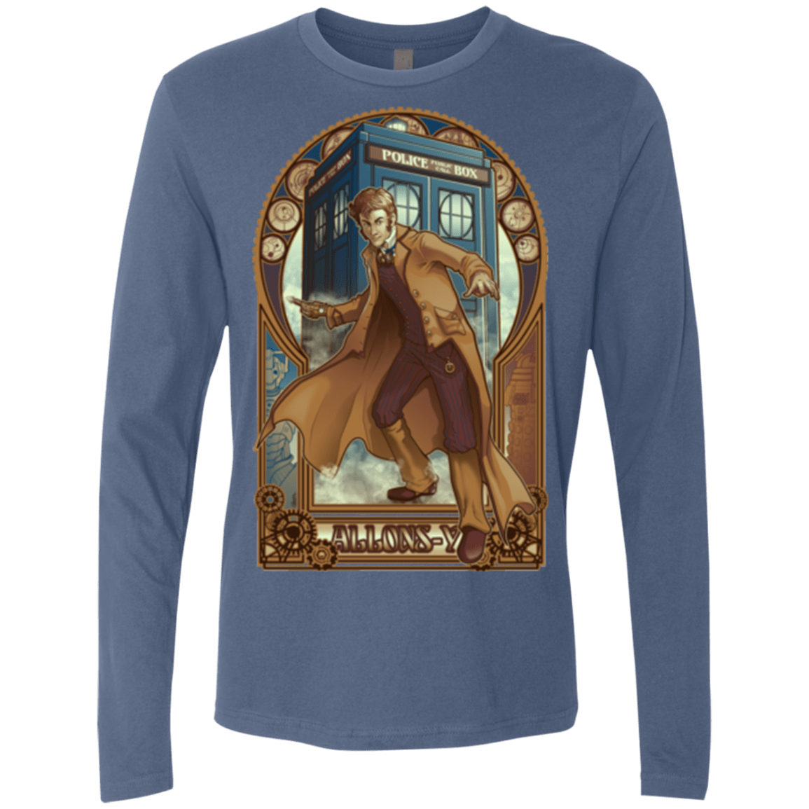 T-Shirts Indigo / Small Physicker Whom Men's Premium Long Sleeve