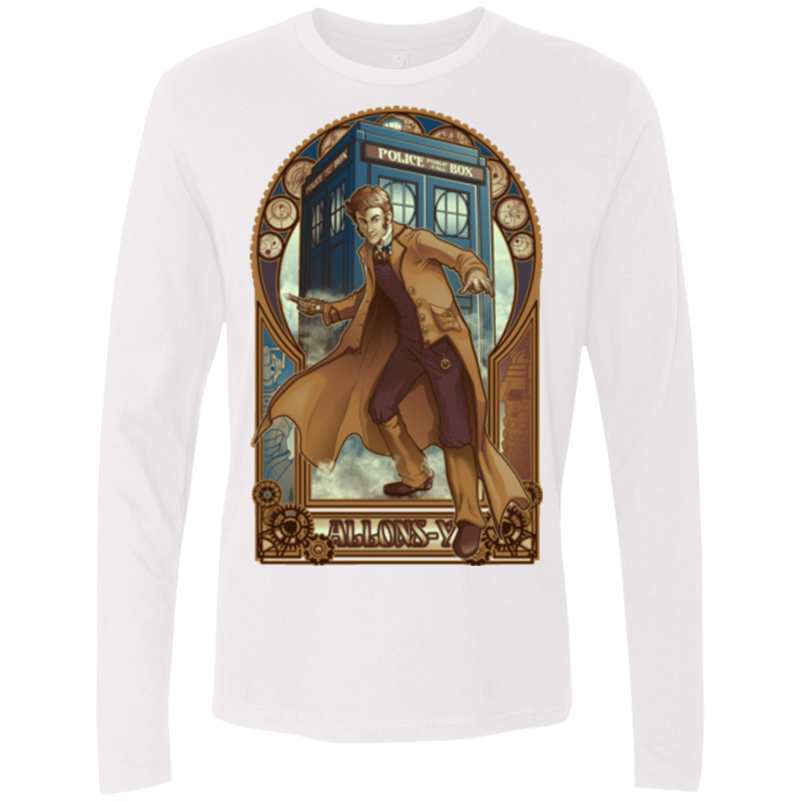 T-Shirts White / Small Physicker Whom Men's Premium Long Sleeve