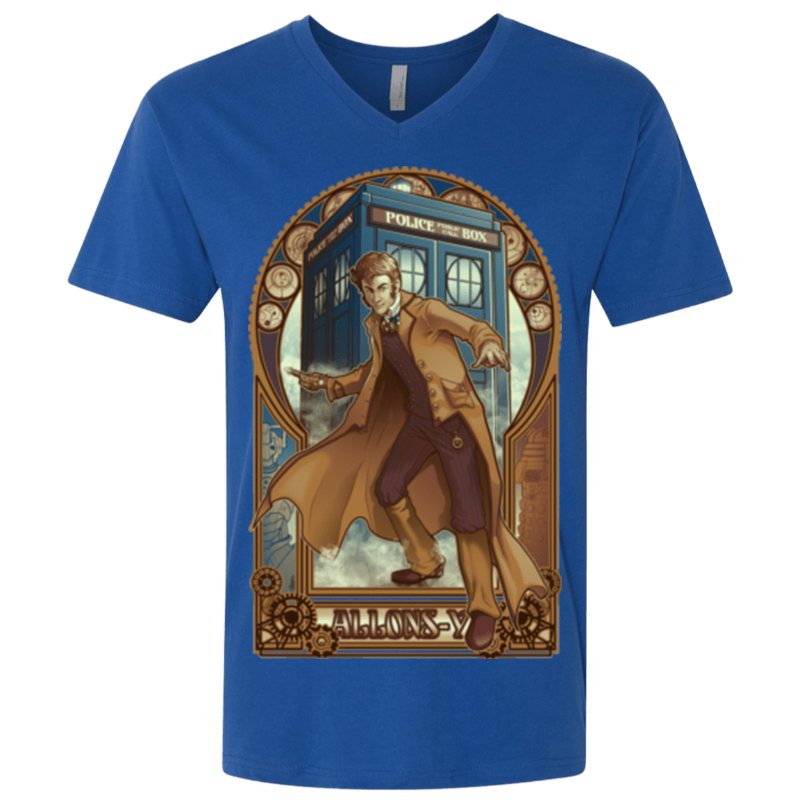 T-Shirts Royal / X-Small Physicker Whom Men's Premium V-Neck