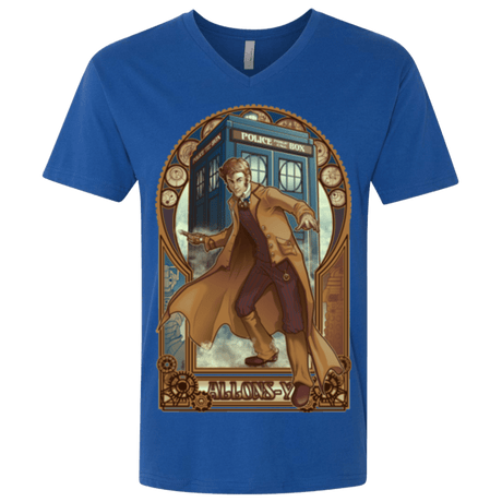 T-Shirts Royal / X-Small Physicker Whom Men's Premium V-Neck