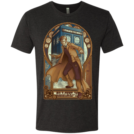 T-Shirts Vintage Black / Small Physicker Whom Men's Triblend T-Shirt