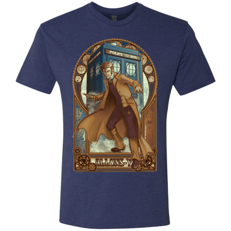 T-Shirts Vintage Navy / Small Physicker Whom Men's Triblend T-Shirt