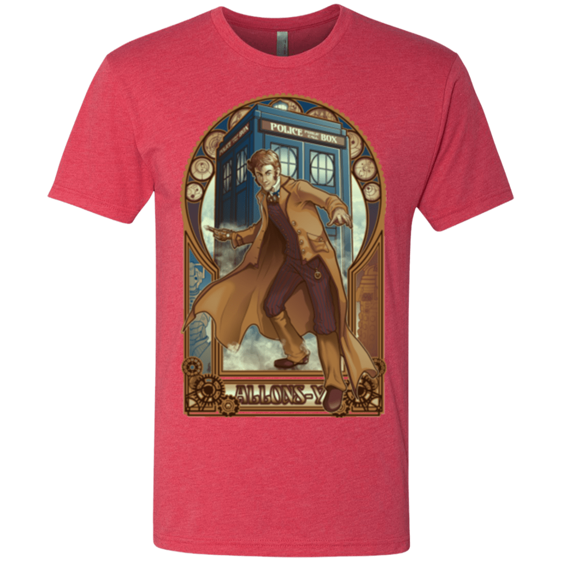 T-Shirts Vintage Red / Small Physicker Whom Men's Triblend T-Shirt