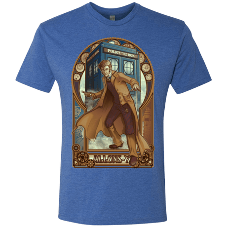 T-Shirts Vintage Royal / Small Physicker Whom Men's Triblend T-Shirt