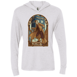 T-Shirts Heather White / X-Small Physicker Whom Triblend Long Sleeve Hoodie Tee