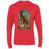 T-Shirts Vintage Red / X-Small Physicker Whom Triblend Long Sleeve Hoodie Tee