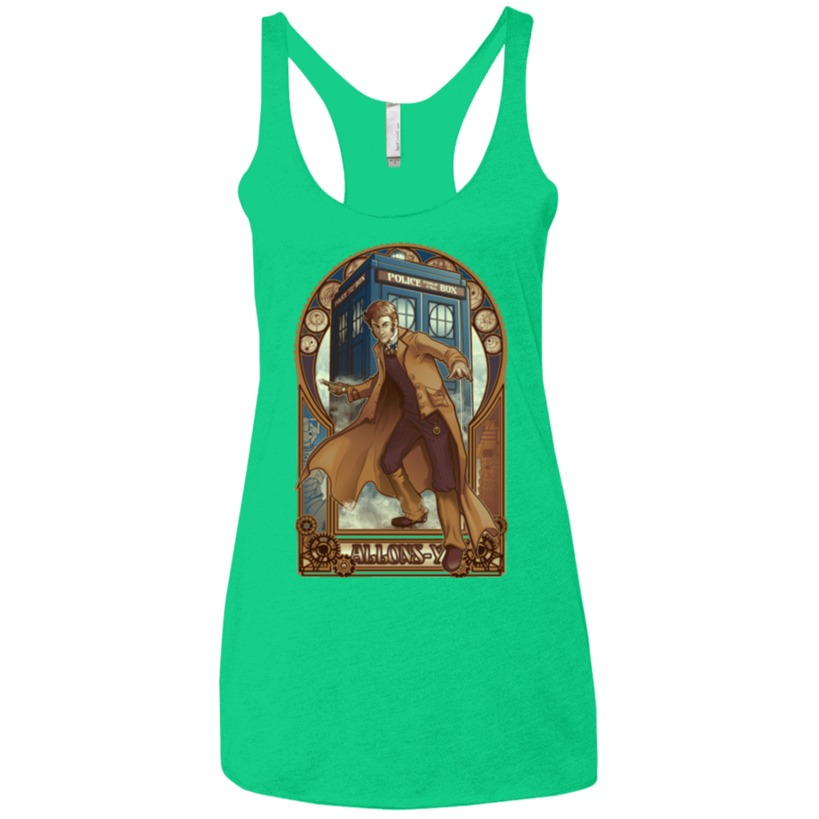 T-Shirts Envy / X-Small Physicker Whom Women's Triblend Racerback Tank