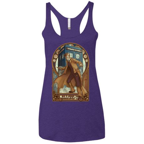 T-Shirts Purple / X-Small Physicker Whom Women's Triblend Racerback Tank