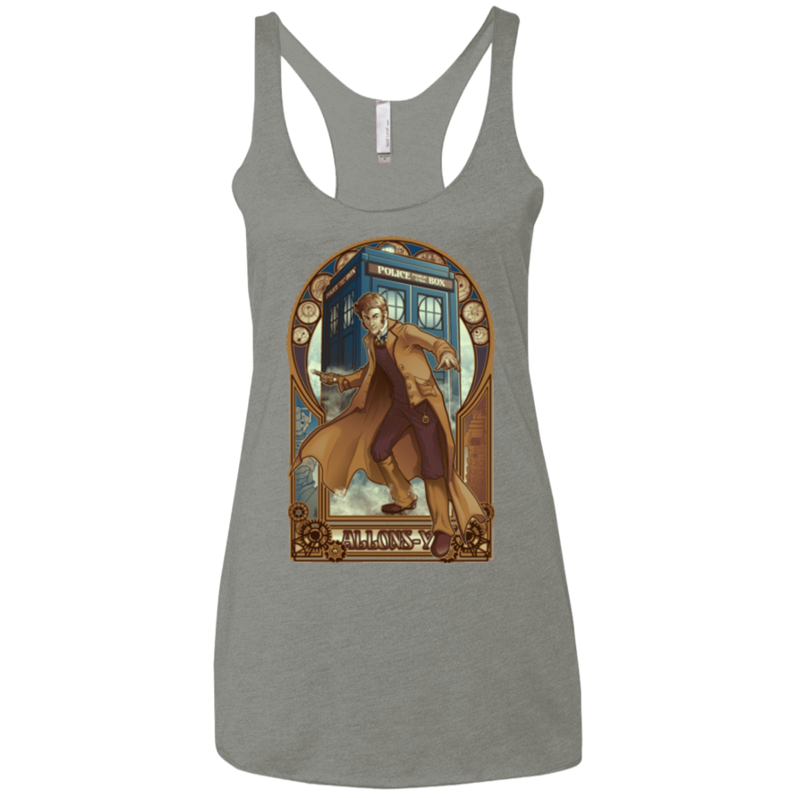 T-Shirts Venetian Grey / X-Small Physicker Whom Women's Triblend Racerback Tank