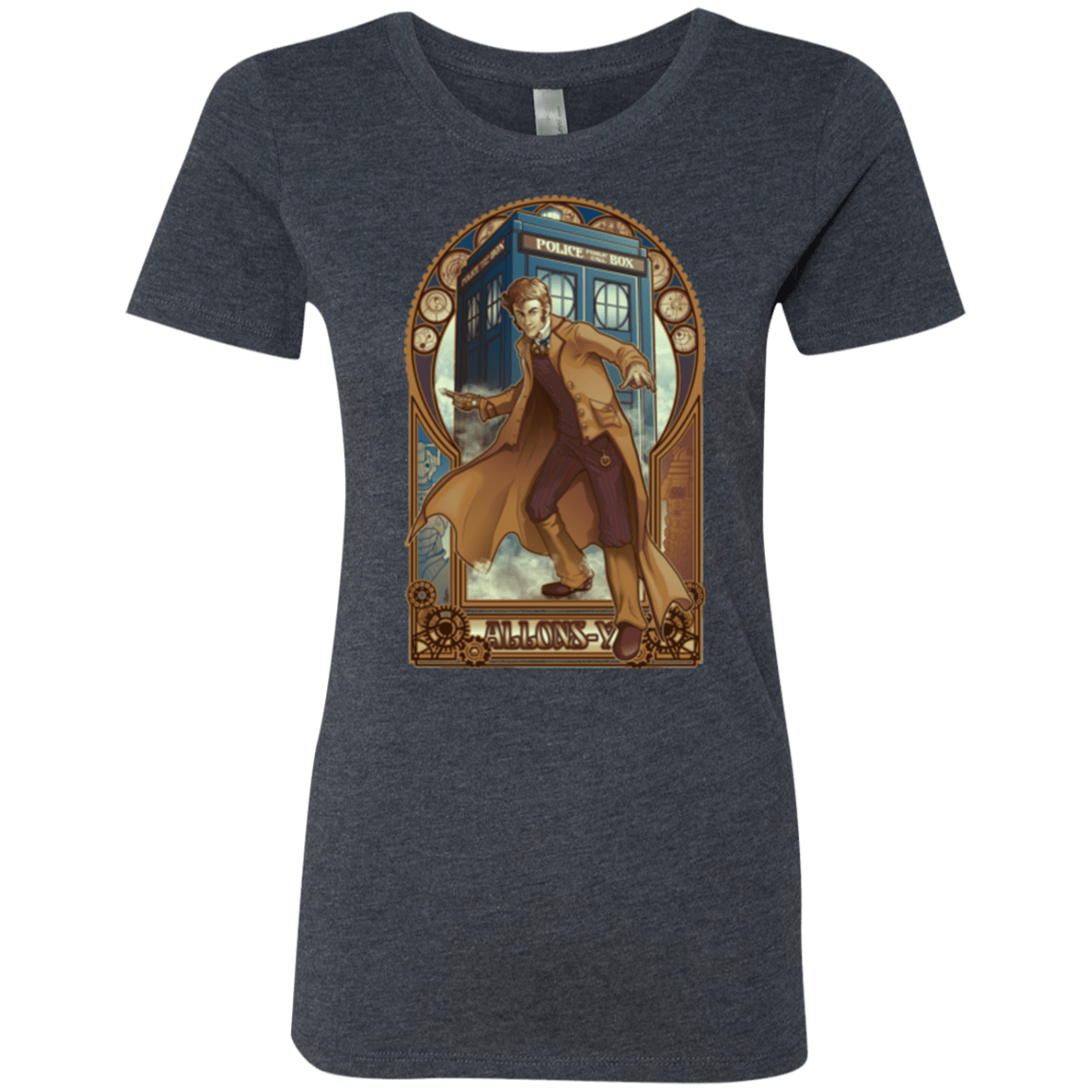 T-Shirts Vintage Navy / Small Physicker Whom Women's Triblend T-Shirt