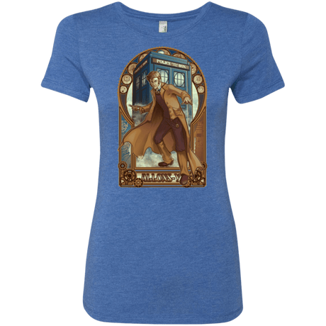 T-Shirts Vintage Royal / Small Physicker Whom Women's Triblend T-Shirt