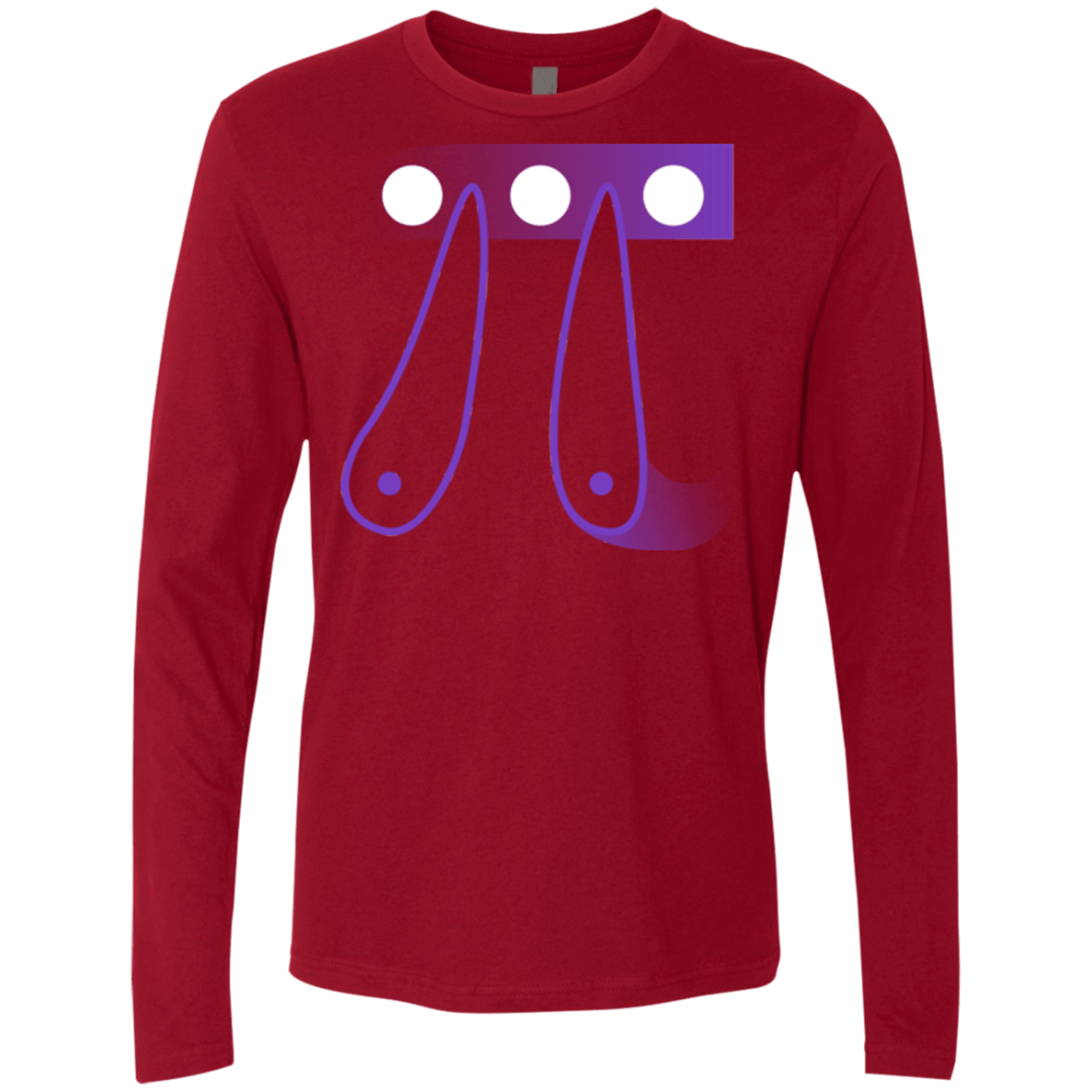 T-Shirts Cardinal / Small Pi Ball Men's Premium Long Sleeve