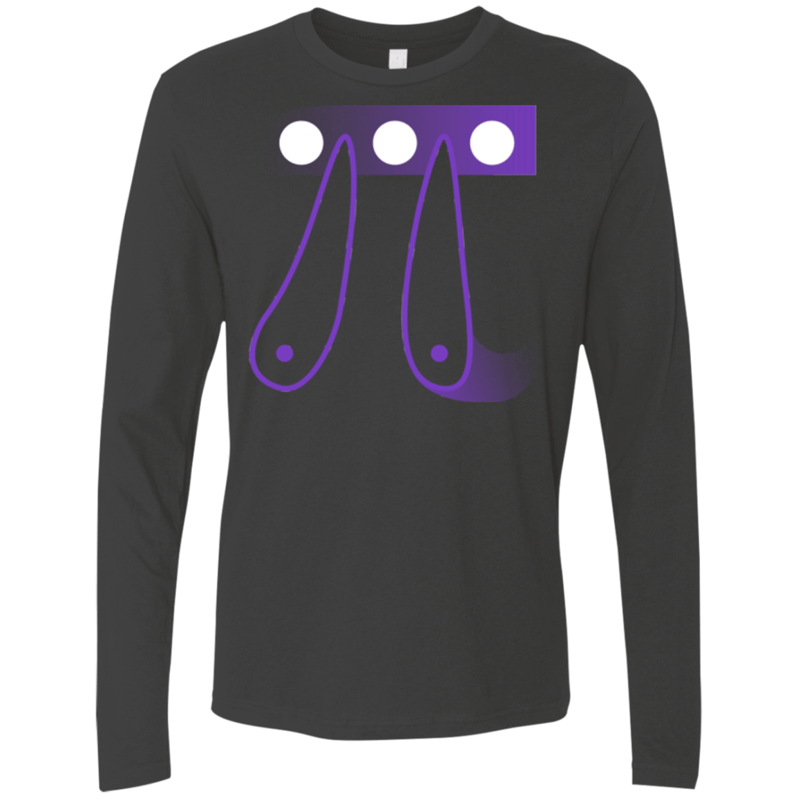 T-Shirts Heavy Metal / Small Pi Ball Men's Premium Long Sleeve