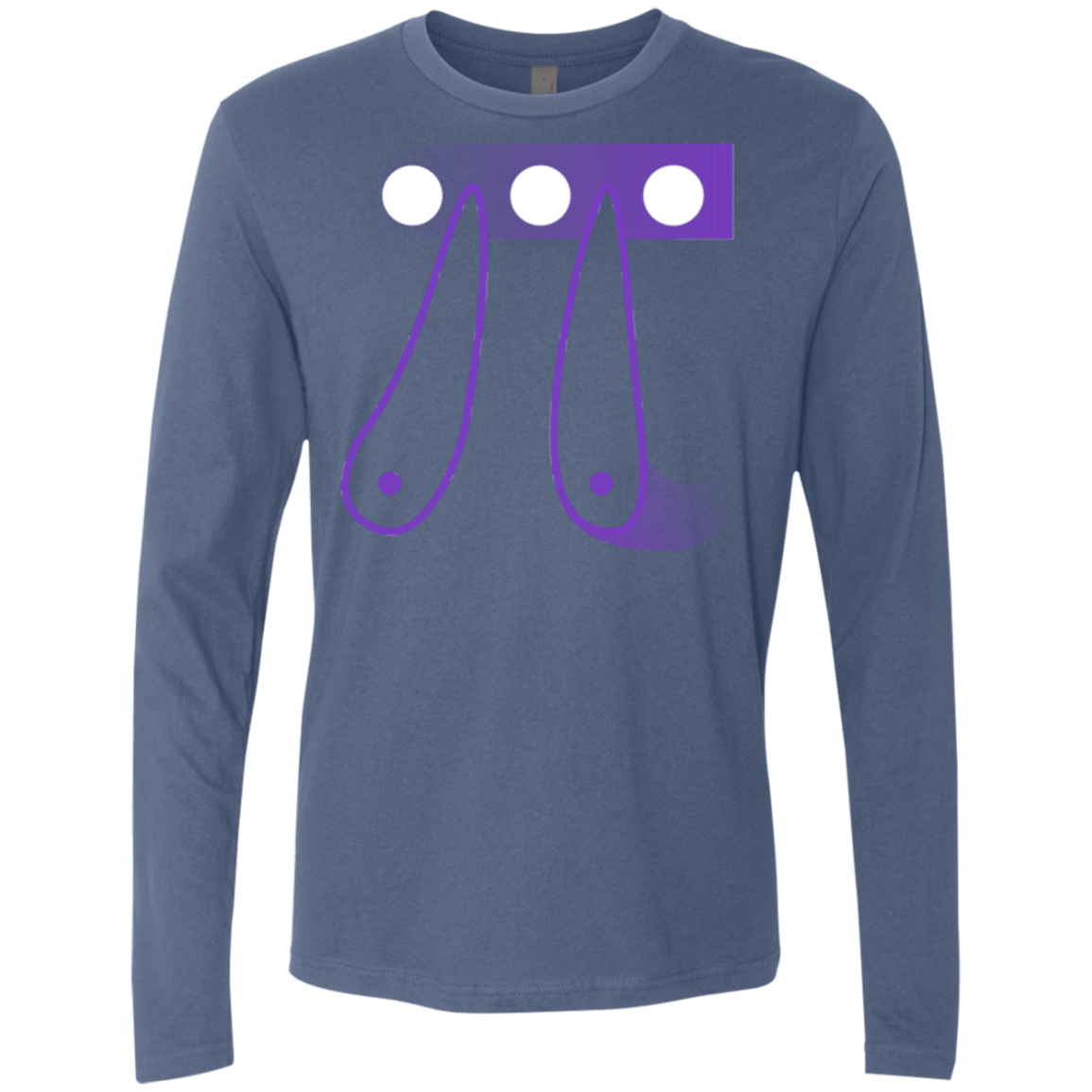 T-Shirts Indigo / Small Pi Ball Men's Premium Long Sleeve