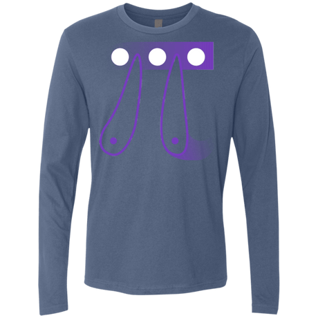 T-Shirts Indigo / Small Pi Ball Men's Premium Long Sleeve