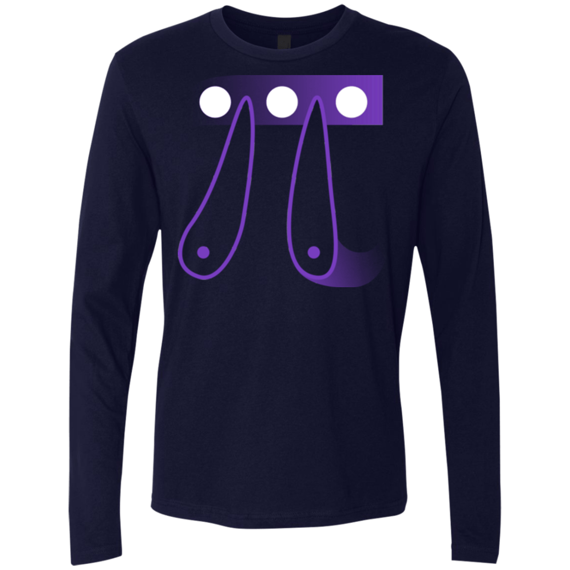 T-Shirts Midnight Navy / Small Pi Ball Men's Premium Long Sleeve